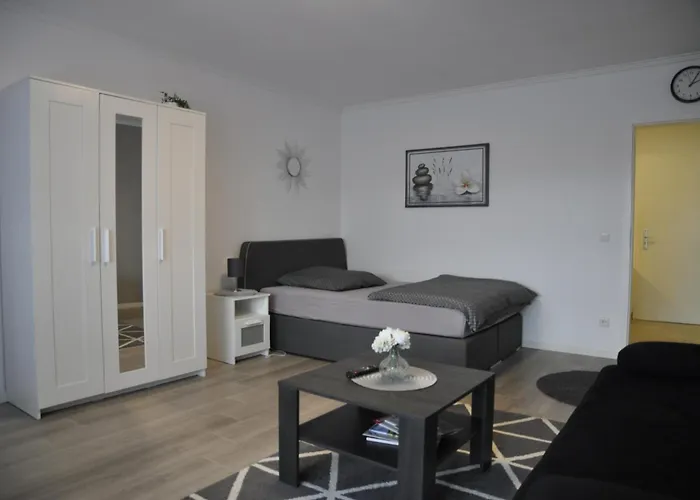 Deluxe Apartment 2 - Ruhe Oase - 1Zkb Balkon Self-Check-In 24H - Parkplatz